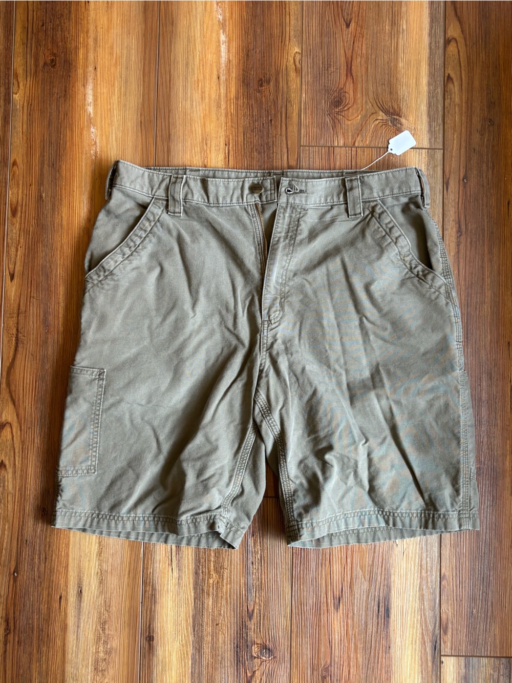 Carhartt Olive Cargo Work Shorts